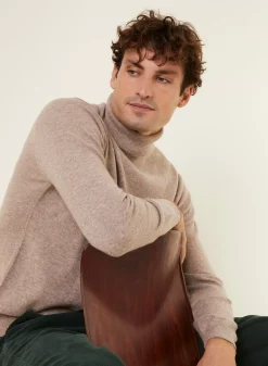 Maison Montagut Pulls>Pull Col Roule En Cachemire - Eduardo