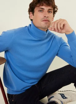 Maison Montagut Pulls>Pull Col Roule En Cachemire - Eduardo