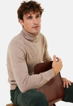 Maison Montagut Pulls>Pull Col Roule En Cachemire - Eduardo