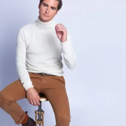 Maison Montagut Pulls>Pull Col Roule En Cachemire - Felipe