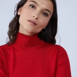 Maison Montagut Pulls>Pull Col Roule En Laine Et Soie - Bettie