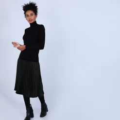 Maison Montagut Pulls>Pull Col Roule En Laine Et Soie - Bettie
