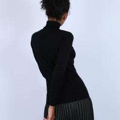 Maison Montagut Pulls>Pull Col Roule En Laine Et Soie - Bettie