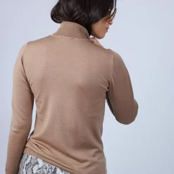 Maison Montagut Pulls>Pull Col Roule En Laine Et Soie - Bettie