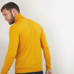 Maison Montagut Pulls>Pull Col Roule En Laine Merinos - Berry