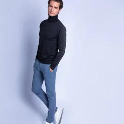 Maison Montagut Pulls>Pull Col Roule En Laine Merinos - Finlay
