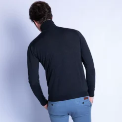 Maison Montagut Pulls>Pull Col Roule En Laine Merinos - Finlay