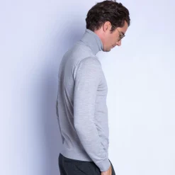Maison Montagut Pulls>Pull Col Roule En Laine Merinos - Finlay