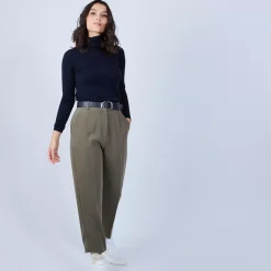 Maison Montagut Pulls>Pull Col Roule En Laine Merinos - Bea