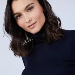 Maison Montagut Pulls>Pull Col Roule En Laine Merinos - Bea