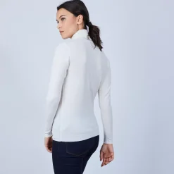 Maison Montagut Pulls>Pull Col Roule En Laine Merinos - Bea