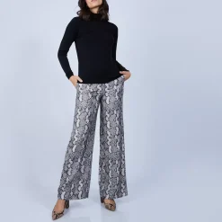 Maison Montagut Pulls>Pull Col Roule En Laine Merinos - Bea