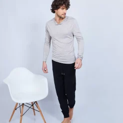 Maison Montagut Pulls>Pull Col Tunisien En Bambou Cachemire - Honura