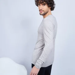 Maison Montagut Pulls>Pull Col Tunisien En Bambou Cachemire - Honura