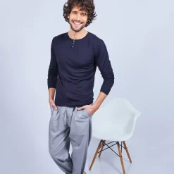 Maison Montagut Pulls>Pull Col Tunisien En Bambou Cachemire - Honura