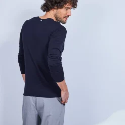 Maison Montagut Pulls>Pull Col Tunisien En Bambou Cachemire - Honura