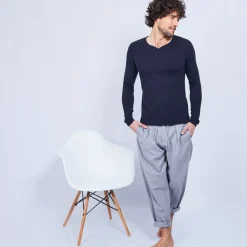 Maison Montagut Pulls>Pull Col Tunisien En Cachemire - Olivier