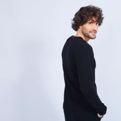 Maison Montagut Pulls>Pull Col Tunisien En Cachemire - Olivier