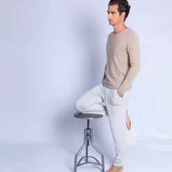 Maison Montagut Pulls>Pull Col Tunisien En Cachemire - Olivier