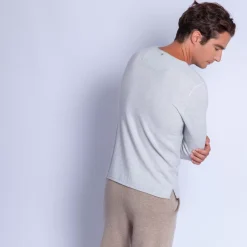 Maison Montagut Pulls>Pull Col Tunisien En Cachemire - Olivier