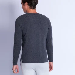 Maison Montagut Pulls>Pull Col Tunisien En Cachemire - Olivier