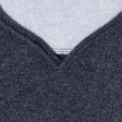 Maison Montagut Pulls>Pull Col Tunisien En Cachemire - Olivier
