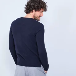 Maison Montagut Pulls>Pull Col Tunisien En Cachemire - Olivier