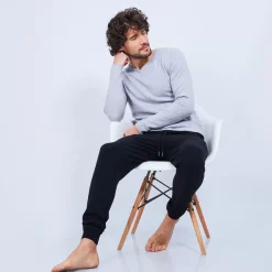 Maison Montagut Pulls>Pull Col Tunisien En Cachemire - Olivier