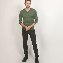 Maison Montagut Pulls>Pull Col Tunisien En Laine - Bono