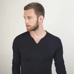 Maison Montagut Pulls>Pull Col Tunisien En Laine - Bono