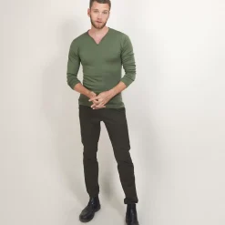Maison Montagut Pulls>Pull Col Tunisien En Laine - Bono