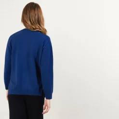 Maison Montagut Pulls>Pull Col V A Fentes En Cachemire - Barnabe