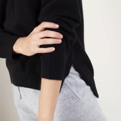 Maison Montagut Pulls>Pull Col V A Fentes En Cachemire - Barnabe