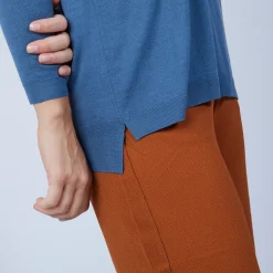 Maison Montagut Pulls>Pull Col V Avec Fentes En Laine Merinos - Bernice