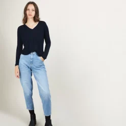 Maison Montagut Pulls>Pull Col V En Bambou Cachemire - Barbara