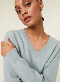 Maison Montagut Pulls>Pull Col V En Cachemire - Abel