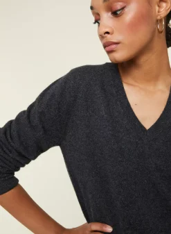 Maison Montagut Pulls>Pull Col V En Cachemire - Abel