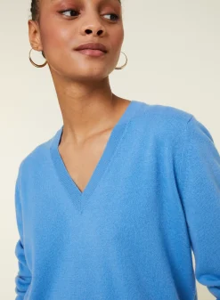 Maison Montagut Pulls>Pull Col V En Cachemire - Abel