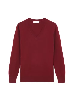 Maison Montagut Pulls>Pull Col V En Cachemire - Abel
