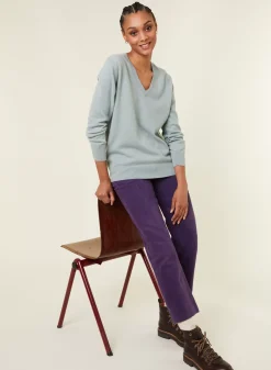 Maison Montagut Pulls>Pull Col V En Cachemire - Abel