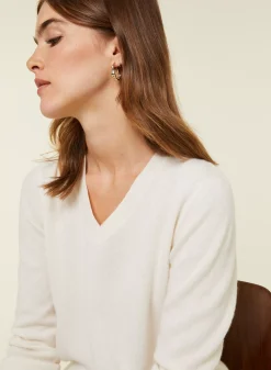 Maison Montagut Pulls>Pull Col V En Cachemire - Abel