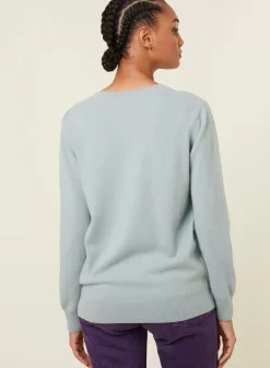 Maison Montagut Pulls>Pull Col V En Cachemire - Abel