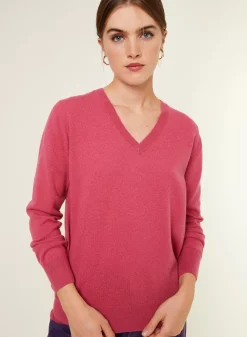 Maison Montagut Pulls>Pull Col V En Cachemire - Abel