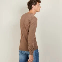 Maison Montagut Pulls>Pull Col V En Cachemire - Benjamin