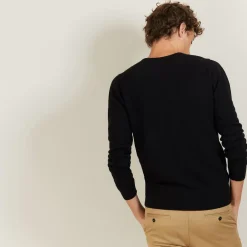 Maison Montagut Pulls>Pull Col V En Cachemire - Benjamin