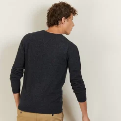Maison Montagut Pulls>Pull Col V En Cachemire - Benjamin