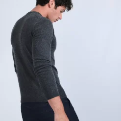 Maison Montagut Pulls>Pull Col V En Cachemire - Benjamin