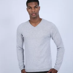 Maison Montagut Pulls>Pull Col V En Cachemire - Benjamin