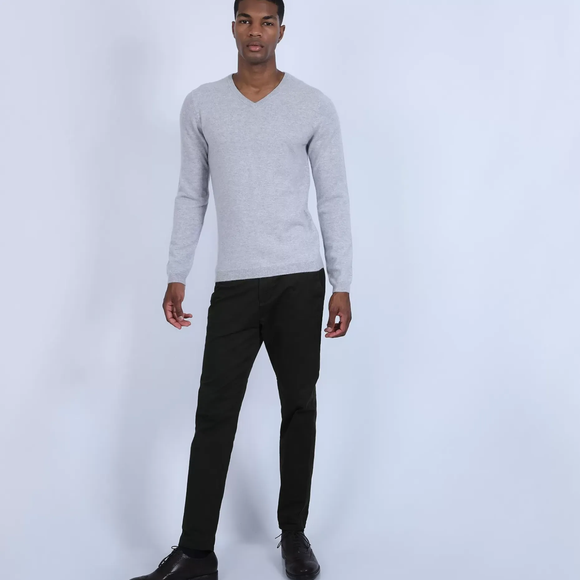 Maison Montagut Pulls>Pull Col V En Cachemire - Benjamin