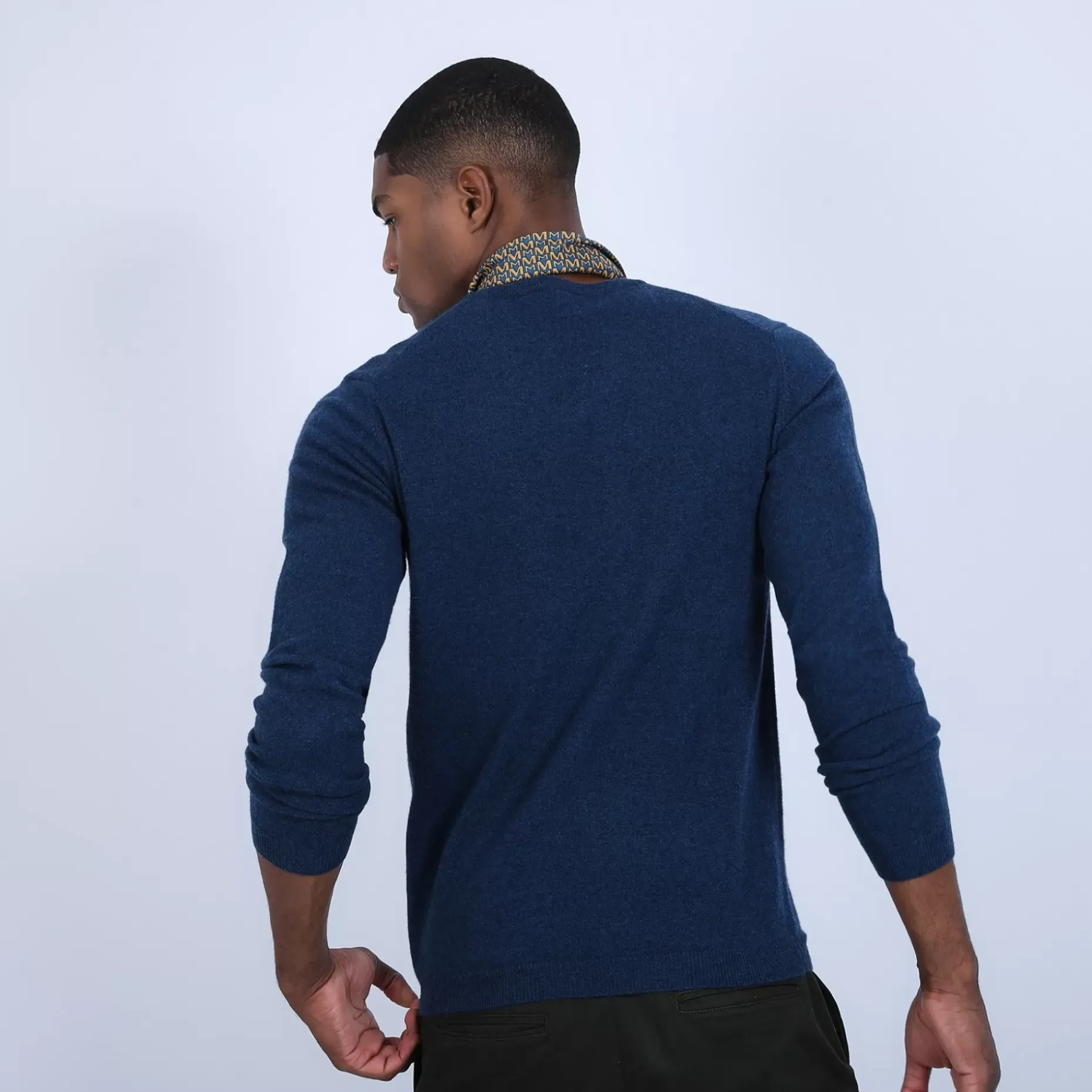 Maison Montagut Pulls>Pull Col V En Cachemire - Benjamin